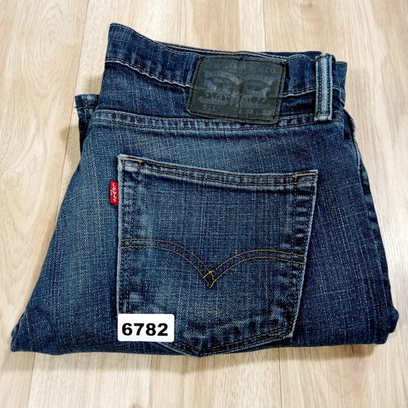 Levi Strauss 511 Slim Fit Dark Wash Jeans Mens W33 L32 - Picture 10 of 10